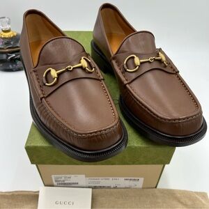Men’s Gucci Horsebit 1953 leather loafers size 11.5 fits 12.5 US made Italy
